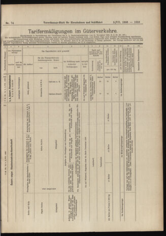 Verordnungs-Blatt für Eisenbahnen und Schiffahrt: Veröffentlichungen in Tarif- und Transport-Angelegenheiten 19060703 Seite: 17