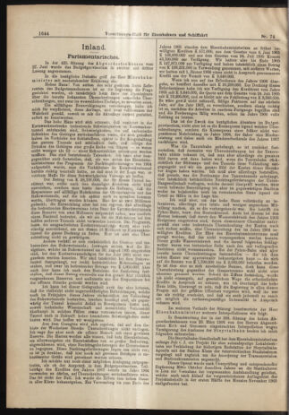 Verordnungs-Blatt für Eisenbahnen und Schiffahrt: Veröffentlichungen in Tarif- und Transport-Angelegenheiten 19060703 Seite: 2