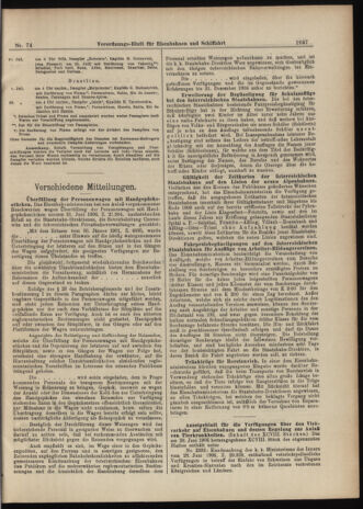 Verordnungs-Blatt für Eisenbahnen und Schiffahrt: Veröffentlichungen in Tarif- und Transport-Angelegenheiten 19060703 Seite: 5