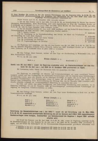 Verordnungs-Blatt für Eisenbahnen und Schiffahrt: Veröffentlichungen in Tarif- und Transport-Angelegenheiten 19060705 Seite: 2