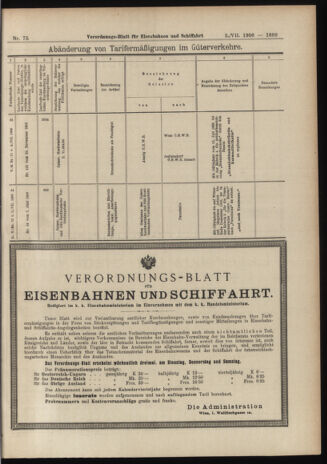 Verordnungs-Blatt für Eisenbahnen und Schiffahrt: Veröffentlichungen in Tarif- und Transport-Angelegenheiten 19060705 Seite: 23