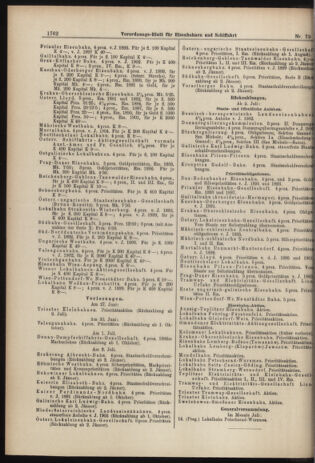 Verordnungs-Blatt für Eisenbahnen und Schiffahrt: Veröffentlichungen in Tarif- und Transport-Angelegenheiten 19060714 Seite: 12