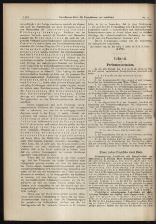 Verordnungs-Blatt für Eisenbahnen und Schiffahrt: Veröffentlichungen in Tarif- und Transport-Angelegenheiten 19060726 Seite: 2