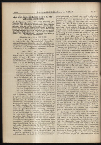 Verordnungs-Blatt für Eisenbahnen und Schiffahrt: Veröffentlichungen in Tarif- und Transport-Angelegenheiten 19060728 Seite: 2