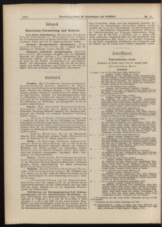 Verordnungs-Blatt für Eisenbahnen und Schiffahrt: Veröffentlichungen in Tarif- und Transport-Angelegenheiten 19060811 Seite: 12