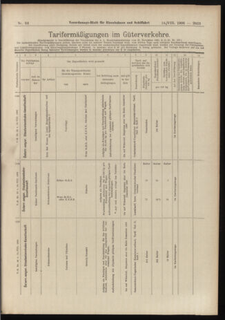 Verordnungs-Blatt für Eisenbahnen und Schiffahrt: Veröffentlichungen in Tarif- und Transport-Angelegenheiten 19060818 Seite: 13