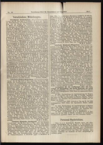 Verordnungs-Blatt für Eisenbahnen und Schiffahrt: Veröffentlichungen in Tarif- und Transport-Angelegenheiten 19060818 Seite: 7