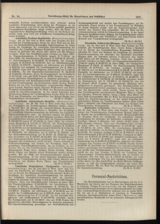 Verordnungs-Blatt für Eisenbahnen und Schiffahrt: Veröffentlichungen in Tarif- und Transport-Angelegenheiten 19060821 Seite: 7