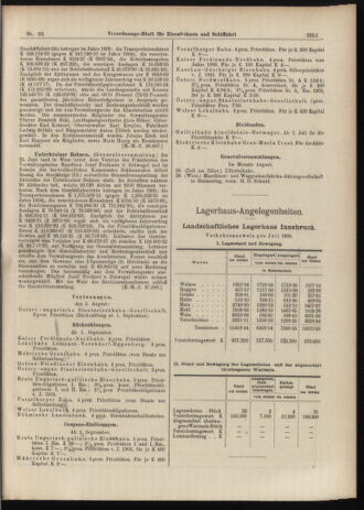 Verordnungs-Blatt für Eisenbahnen und Schiffahrt: Veröffentlichungen in Tarif- und Transport-Angelegenheiten 19060823 Seite: 5