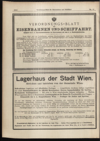 Verordnungs-Blatt für Eisenbahnen und Schiffahrt: Veröffentlichungen in Tarif- und Transport-Angelegenheiten 19060823 Seite: 6