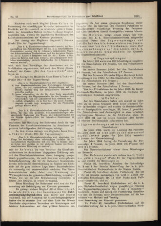 Verordnungs-Blatt für Eisenbahnen und Schiffahrt: Veröffentlichungen in Tarif- und Transport-Angelegenheiten 19060828 Seite: 11