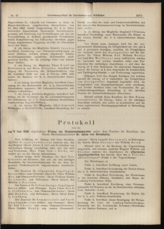 Verordnungs-Blatt für Eisenbahnen und Schiffahrt: Veröffentlichungen in Tarif- und Transport-Angelegenheiten 19060828 Seite: 3