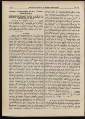 Verordnungs-Blatt für Eisenbahnen und Schiffahrt: Veröffentlichungen in Tarif- und Transport-Angelegenheiten 19060901 Seite: 2