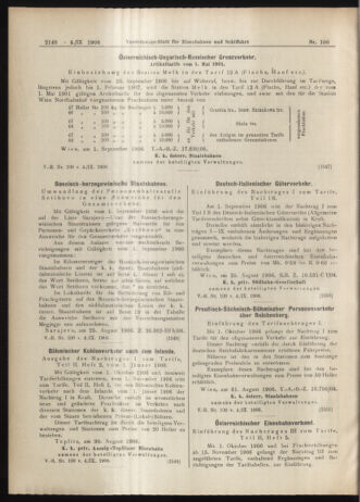 Verordnungs-Blatt für Eisenbahnen und Schiffahrt: Veröffentlichungen in Tarif- und Transport-Angelegenheiten 19060904 Seite: 10