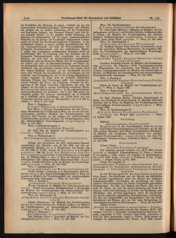 Verordnungs-Blatt für Eisenbahnen und Schiffahrt: Veröffentlichungen in Tarif- und Transport-Angelegenheiten 19060904 Seite: 6