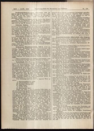 Verordnungs-Blatt für Eisenbahnen und Schiffahrt: Veröffentlichungen in Tarif- und Transport-Angelegenheiten 19060913 Seite: 16