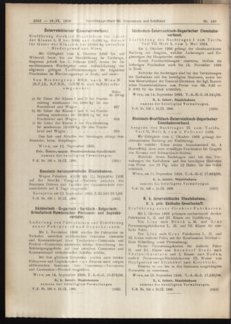 Verordnungs-Blatt für Eisenbahnen und Schiffahrt: Veröffentlichungen in Tarif- und Transport-Angelegenheiten 19060918 Seite: 10