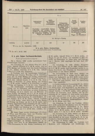 Verordnungs-Blatt für Eisenbahnen und Schiffahrt: Veröffentlichungen in Tarif- und Transport-Angelegenheiten 19060920 Seite: 8