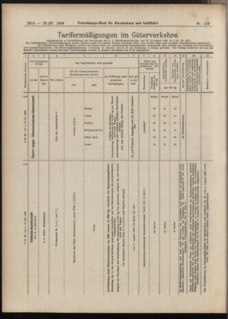 Verordnungs-Blatt für Eisenbahnen und Schiffahrt: Veröffentlichungen in Tarif- und Transport-Angelegenheiten 19060927 Seite: 16