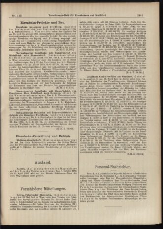 Verordnungs-Blatt für Eisenbahnen und Schiffahrt: Veröffentlichungen in Tarif- und Transport-Angelegenheiten 19061002 Seite: 3