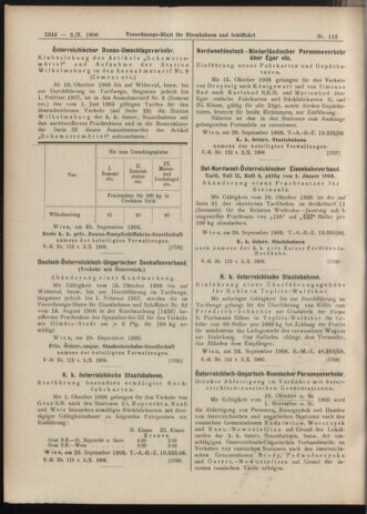 Verordnungs-Blatt für Eisenbahnen und Schiffahrt: Veröffentlichungen in Tarif- und Transport-Angelegenheiten 19061002 Seite: 6