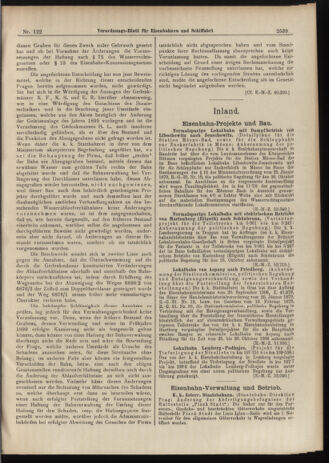 Verordnungs-Blatt für Eisenbahnen und Schiffahrt: Veröffentlichungen in Tarif- und Transport-Angelegenheiten 19061025 Seite: 5