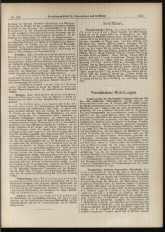 Verordnungs-Blatt für Eisenbahnen und Schiffahrt: Veröffentlichungen in Tarif- und Transport-Angelegenheiten 19061027 Seite: 5