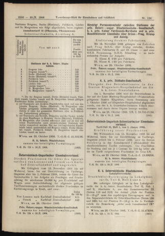 Verordnungs-Blatt für Eisenbahnen und Schiffahrt: Veröffentlichungen in Tarif- und Transport-Angelegenheiten 19061030 Seite: 14