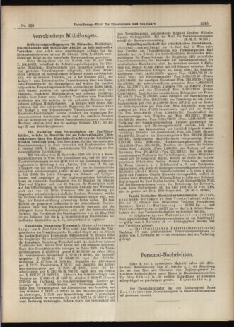 Verordnungs-Blatt für Eisenbahnen und Schiffahrt: Veröffentlichungen in Tarif- und Transport-Angelegenheiten 19061101 Seite: 5