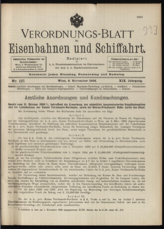 Verordnungs-Blatt für Eisenbahnen und Schiffahrt: Veröffentlichungen in Tarif- und Transport-Angelegenheiten