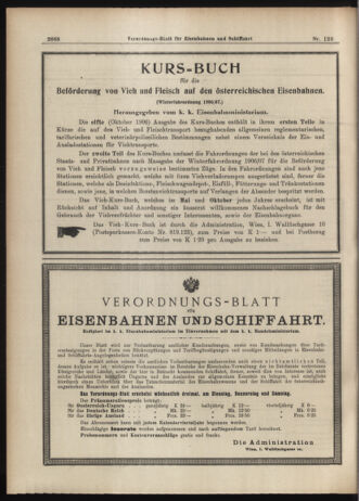 Verordnungs-Blatt für Eisenbahnen und Schiffahrt: Veröffentlichungen in Tarif- und Transport-Angelegenheiten 19061110 Seite: 6