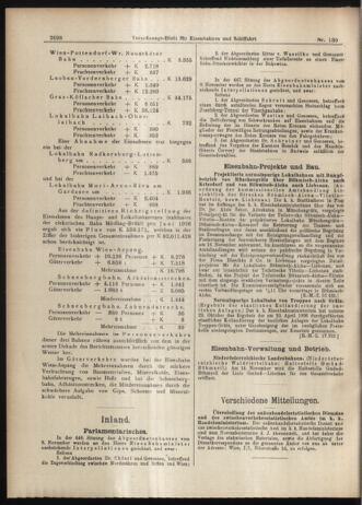 Verordnungs-Blatt für Eisenbahnen und Schiffahrt: Veröffentlichungen in Tarif- und Transport-Angelegenheiten 19061113 Seite: 16