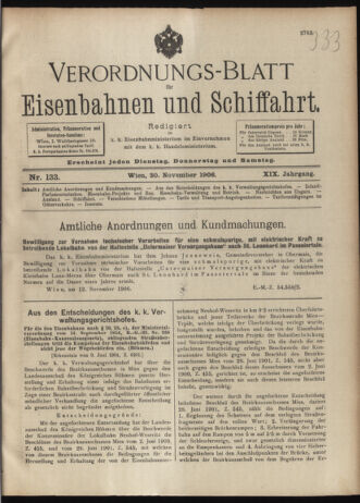 Verordnungs-Blatt für Eisenbahnen und Schiffahrt: Veröffentlichungen in Tarif- und Transport-Angelegenheiten