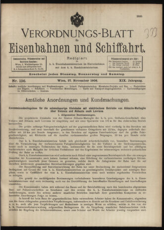 Verordnungs-Blatt für Eisenbahnen und Schiffahrt: Veröffentlichungen in Tarif- und Transport-Angelegenheiten