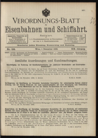 Verordnungs-Blatt für Eisenbahnen und Schiffahrt: Veröffentlichungen in Tarif- und Transport-Angelegenheiten