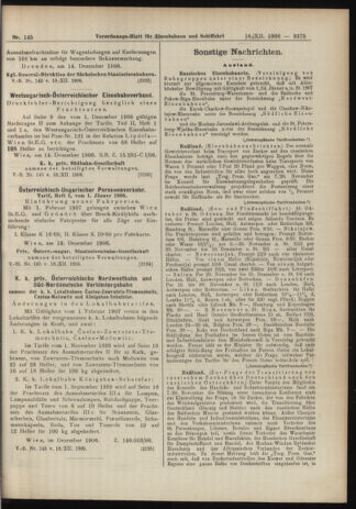 Verordnungs-Blatt für Eisenbahnen und Schiffahrt: Veröffentlichungen in Tarif- und Transport-Angelegenheiten 19061218 Seite: 13