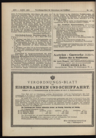 Verordnungs-Blatt für Eisenbahnen und Schiffahrt: Veröffentlichungen in Tarif- und Transport-Angelegenheiten 19061218 Seite: 14