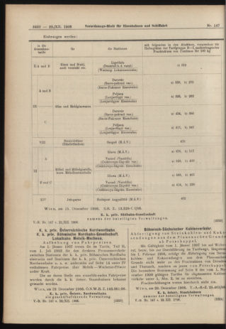 Verordnungs-Blatt für Eisenbahnen und Schiffahrt: Veröffentlichungen in Tarif- und Transport-Angelegenheiten 19061222 Seite: 10