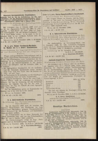 Verordnungs-Blatt für Eisenbahnen und Schiffahrt: Veröffentlichungen in Tarif- und Transport-Angelegenheiten 19061222 Seite: 19