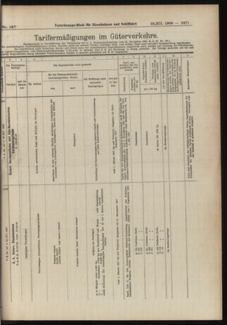 Verordnungs-Blatt für Eisenbahnen und Schiffahrt: Veröffentlichungen in Tarif- und Transport-Angelegenheiten 19061222 Seite: 21