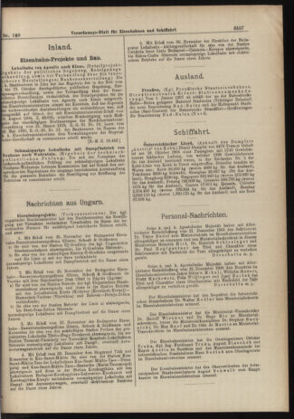 Verordnungs-Blatt für Eisenbahnen und Schiffahrt: Veröffentlichungen in Tarif- und Transport-Angelegenheiten 19061229 Seite: 3