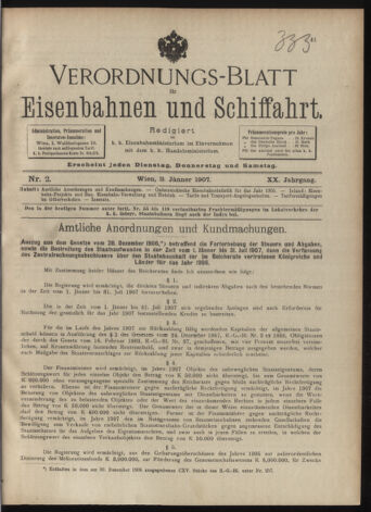 Verordnungs-Blatt für Eisenbahnen und Schiffahrt: Veröffentlichungen in Tarif- und Transport-Angelegenheiten