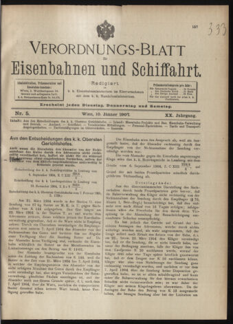 Verordnungs-Blatt für Eisenbahnen und Schiffahrt: Veröffentlichungen in Tarif- und Transport-Angelegenheiten