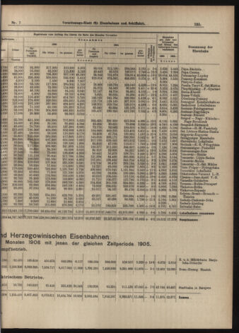 Verordnungs-Blatt für Eisenbahnen und Schiffahrt: Veröffentlichungen in Tarif- und Transport-Angelegenheiten 19070115 Seite: 7