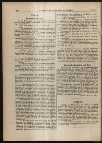 Verordnungs-Blatt für Eisenbahnen und Schiffahrt: Veröffentlichungen in Tarif- und Transport-Angelegenheiten 19070115 Seite: 8