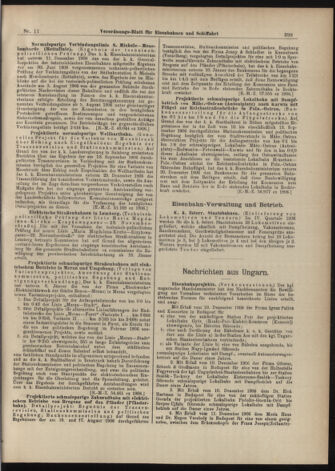 Verordnungs-Blatt für Eisenbahnen und Schiffahrt: Veröffentlichungen in Tarif- und Transport-Angelegenheiten 19070124 Seite: 3