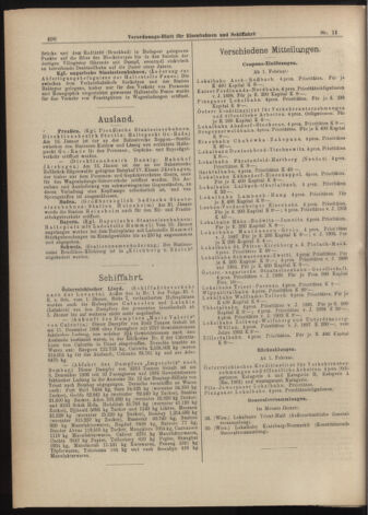 Verordnungs-Blatt für Eisenbahnen und Schiffahrt: Veröffentlichungen in Tarif- und Transport-Angelegenheiten 19070124 Seite: 4