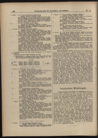 Verordnungs-Blatt für Eisenbahnen und Schiffahrt: Veröffentlichungen in Tarif- und Transport-Angelegenheiten 19070126 Seite: 6