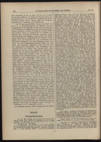 Verordnungs-Blatt für Eisenbahnen und Schiffahrt: Veröffentlichungen in Tarif- und Transport-Angelegenheiten 19070131 Seite: 2