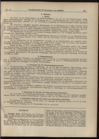 Verordnungs-Blatt für Eisenbahnen und Schiffahrt: Veröffentlichungen in Tarif- und Transport-Angelegenheiten 19070205 Seite: 5